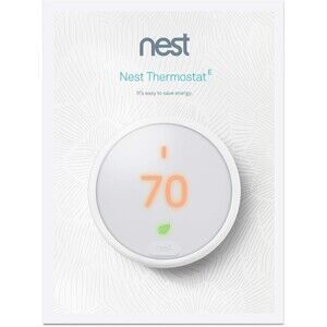 Google Nest Thermostat E Programmable Smart Thermostat Pro Edition White T4000ES